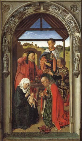 Dieric Bouts The Annunciation,The Visitation,THe Adoration of theAngels,The Adoration of the Magi